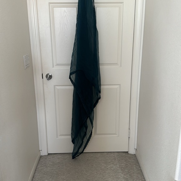 Agha Hassan 3 piece Pakistani suit -deep teal - Picture 8 of 9